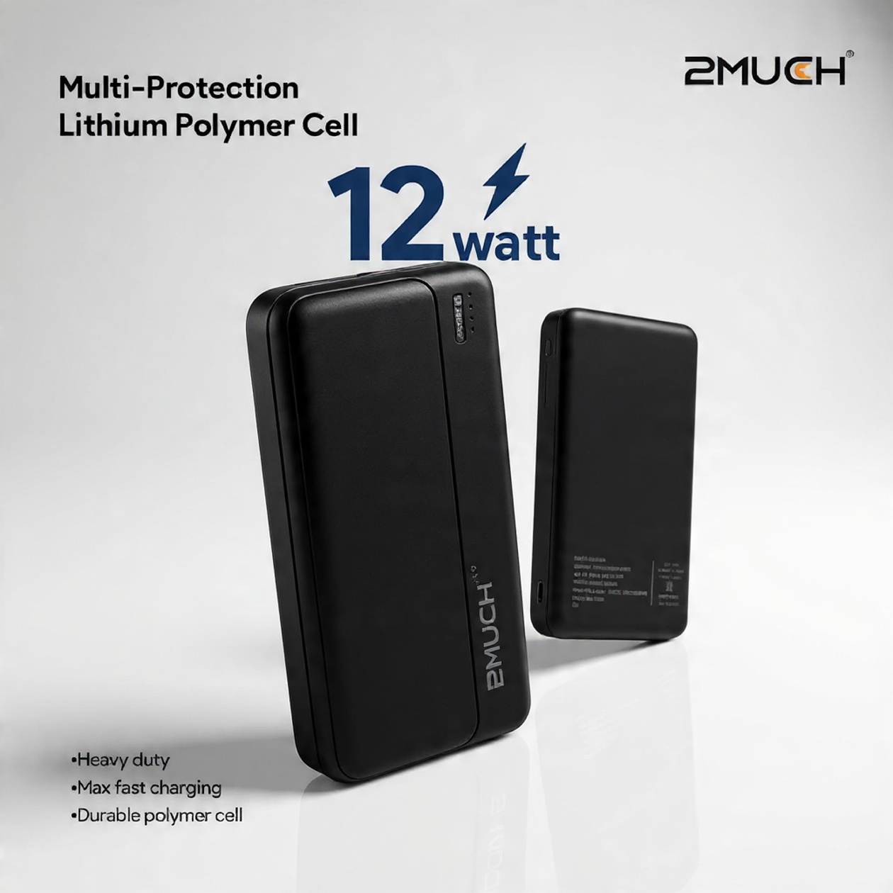 2Much 20,000mAh 12W Fast Charging Power Bank