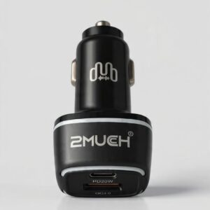 38W Dual Port QC + PD Fast Car Charger