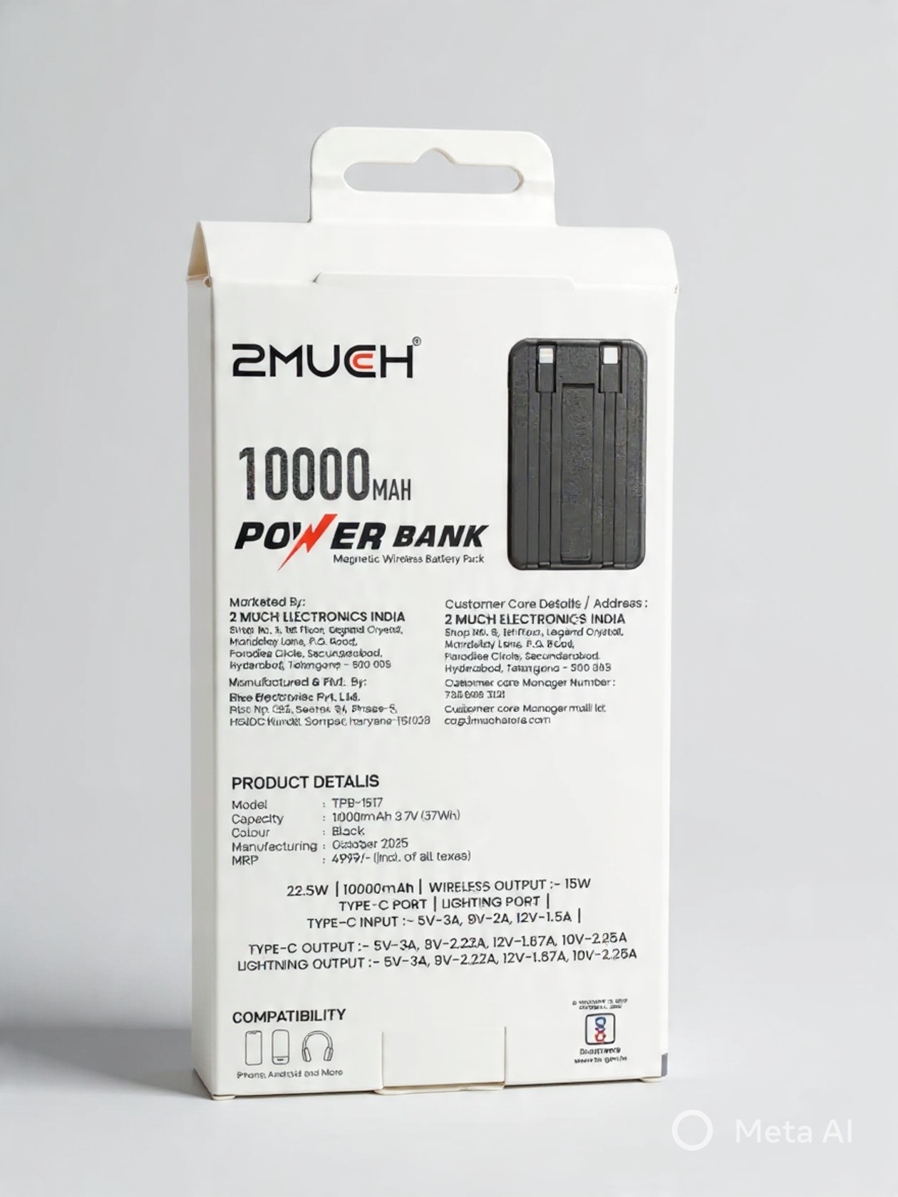 10000mAh Magnetic Wireless Power Bank - Image 5