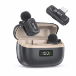 MXD Wireless Mic with Charging Case | Dual Mic | Type-C | 15m Range