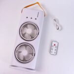 Mini Air Cooler Fan with Water Spray & Ice | Dual Fan Portable Cooler