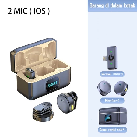 2-in-1 Wireless Mini Mic for Mobile | Dual Mic | Compact Design | YouTube & Reels - Image 4