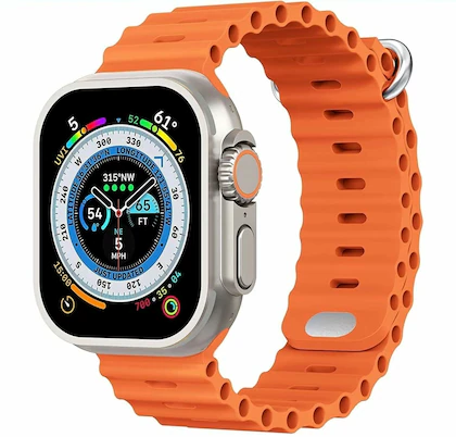 T800 Ultra Smart Watch with Bluetooth Calling, Fitness Tracking & HD Display (ORENG BELT)