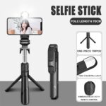 Vlogging Selfie Stick Tripod |